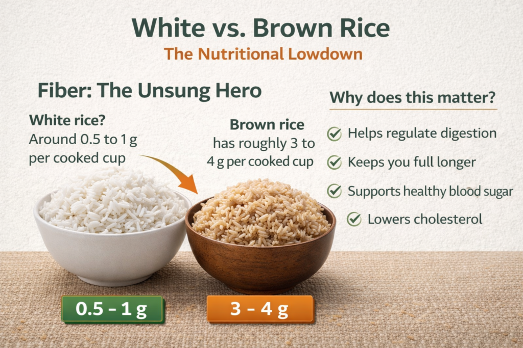 White vs. Brown Rice : The Nutritional Lowdown