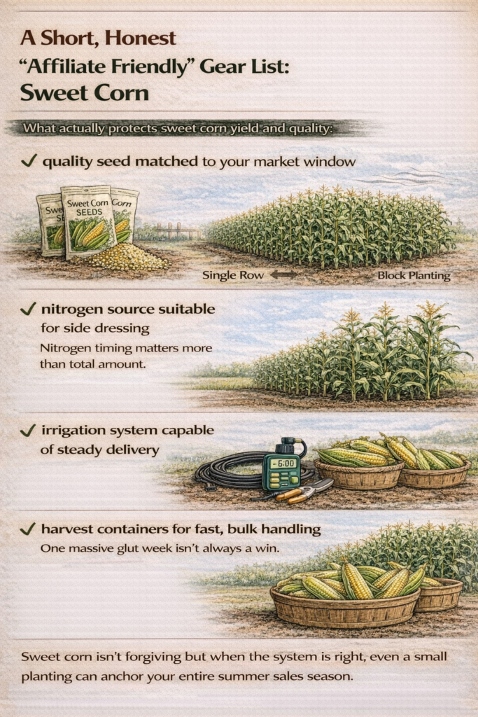 Affiliate Friendly” Gear List for sweet corn 