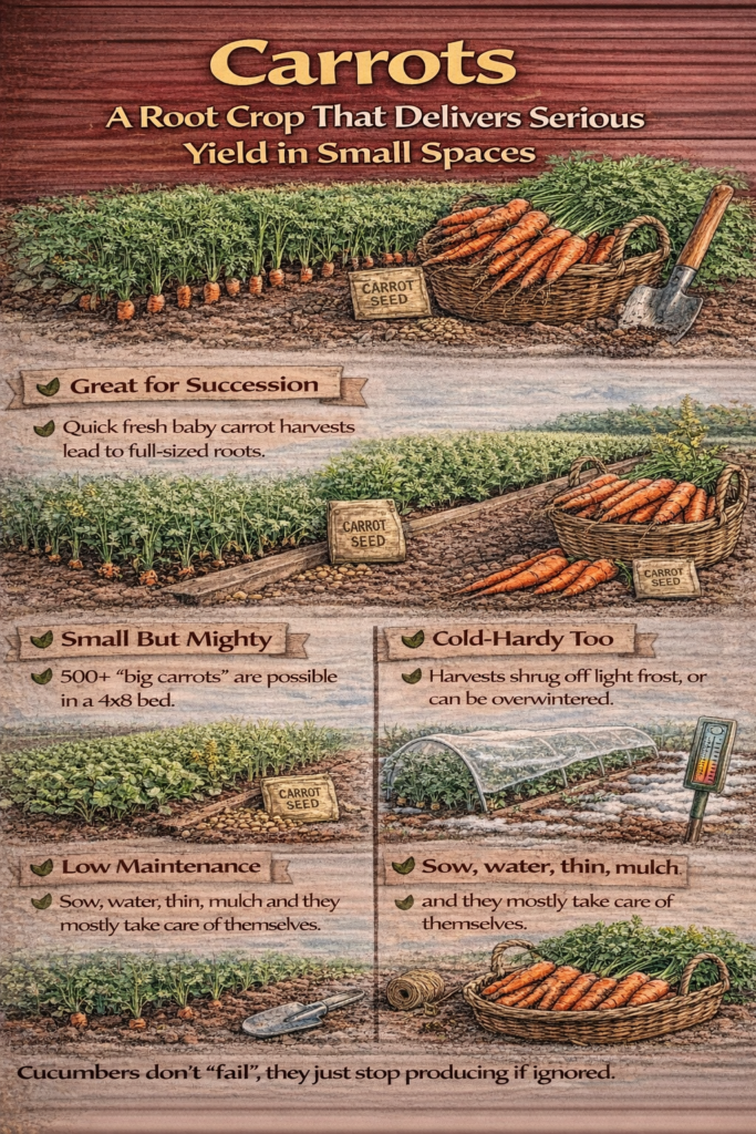 Carrots – A Root Crop That Delivers Serious Yield in Small Spaces