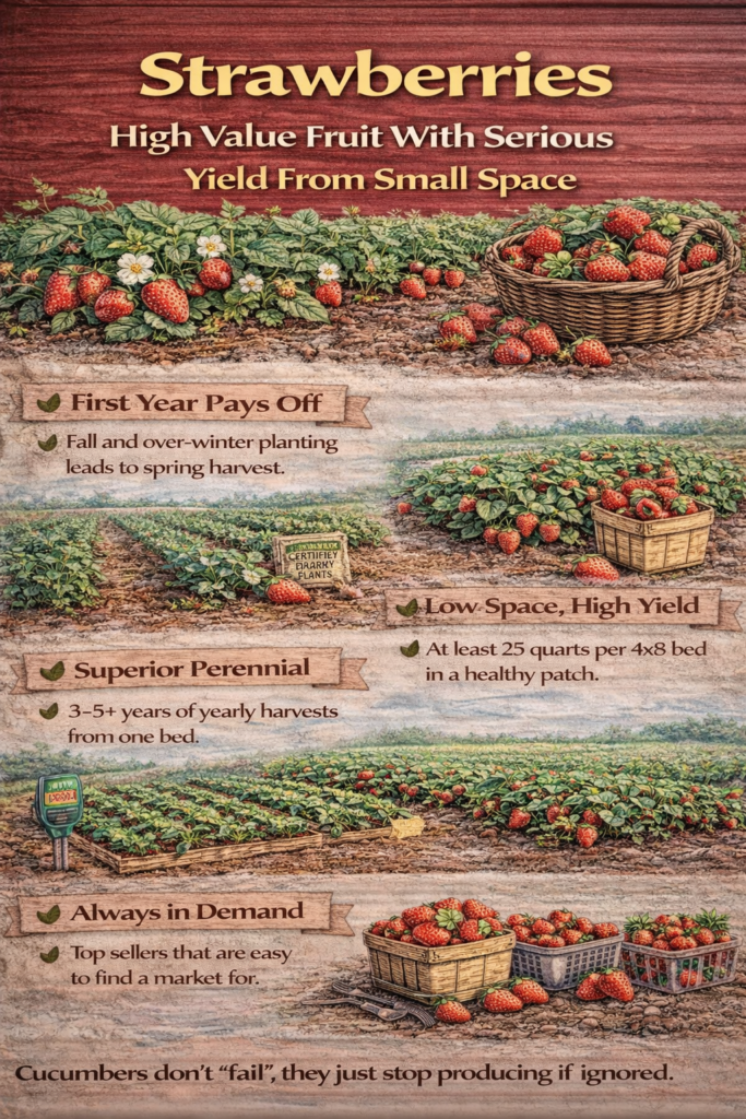 Strawberries – High Value Fruit With Serious Yield From Small Space