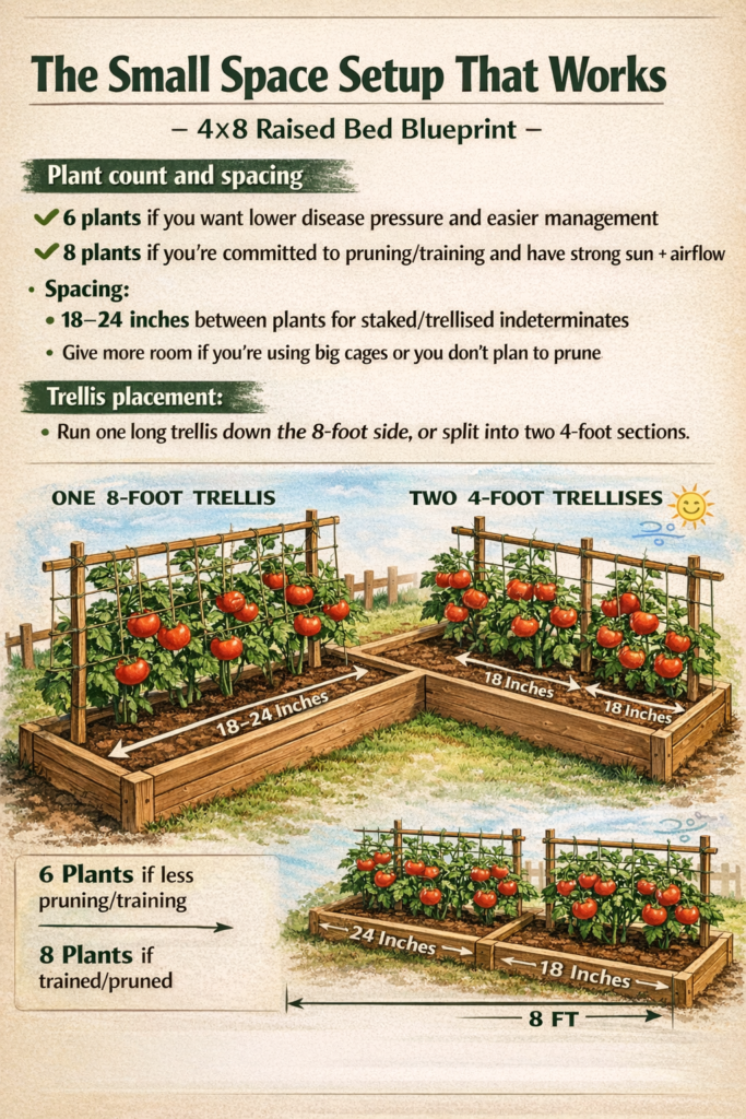 The Small Space Setup That Works - 4×8 Raised Bed Blueprint