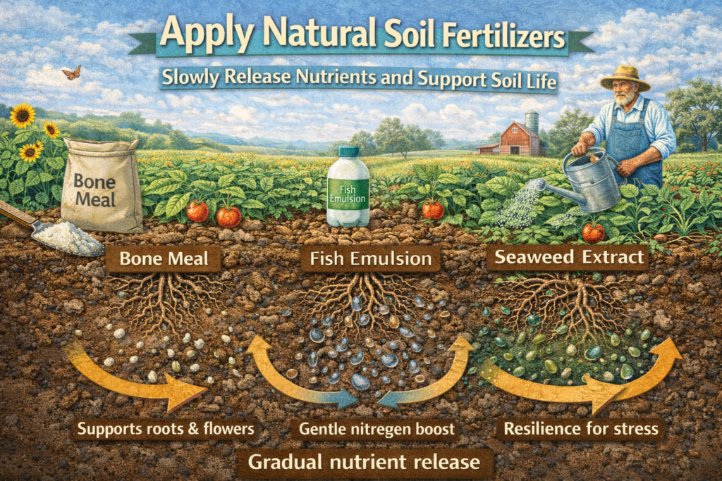Apply Natural Soil Fertilizers