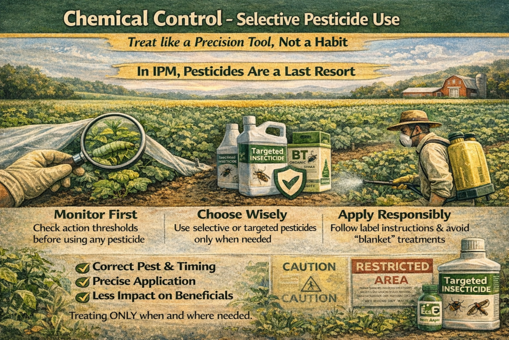 Chemical Control - Selective Pesticide Use
