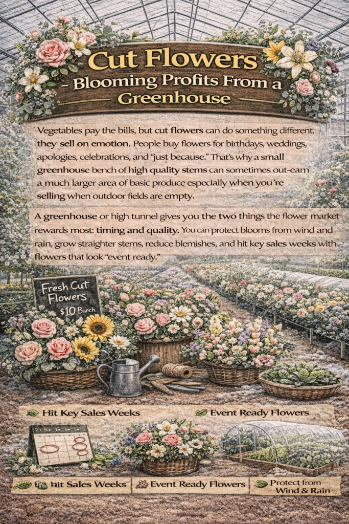 Cut Flowers - Blooming Profits From a Greenhouse