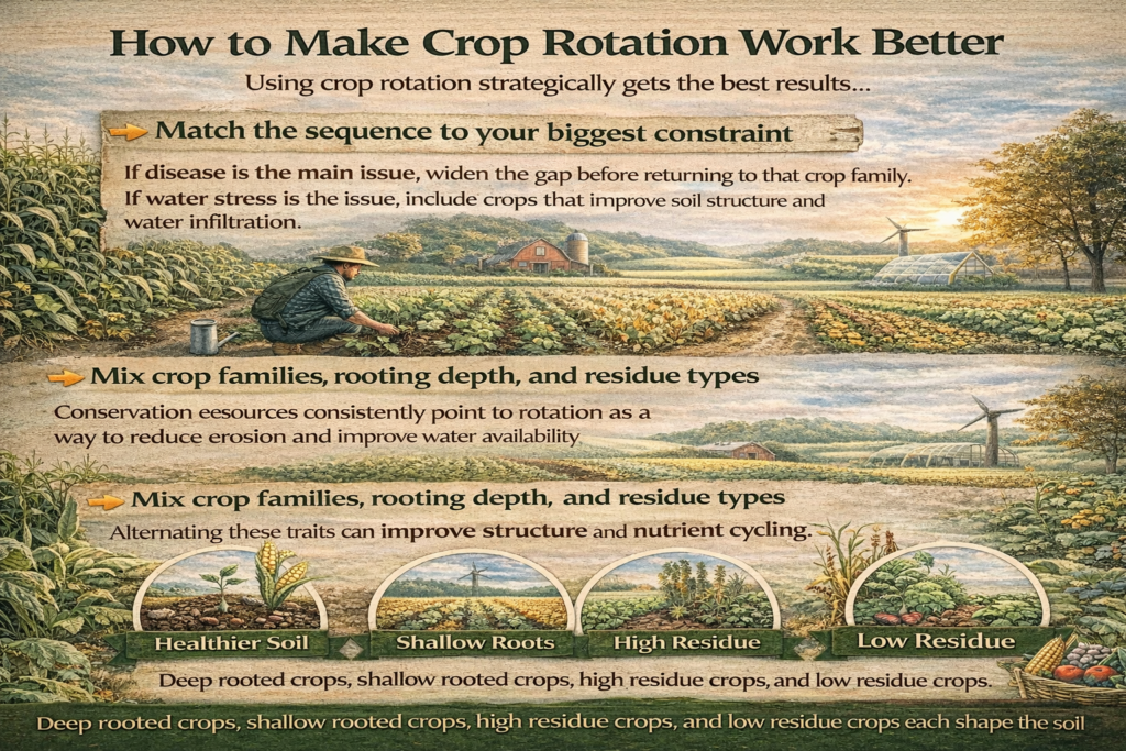 How to make crop rotation work better