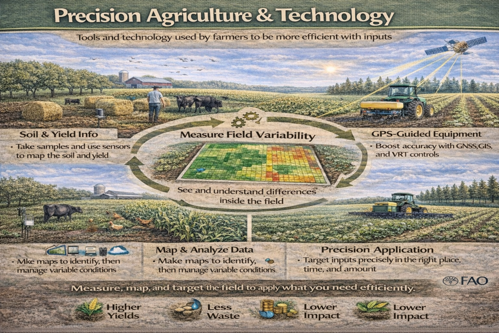 Precision agriculture and technology