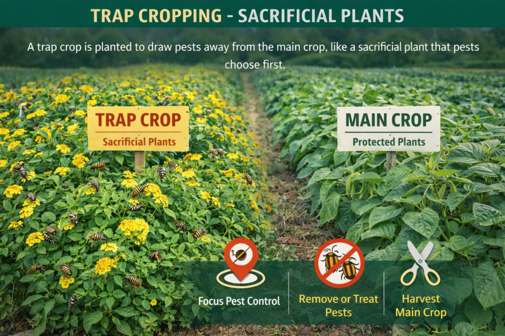 Trap Cropping - Sacrificial Plants
