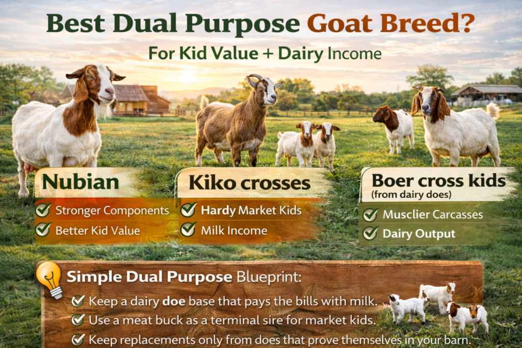 Best dual purpose goat breed