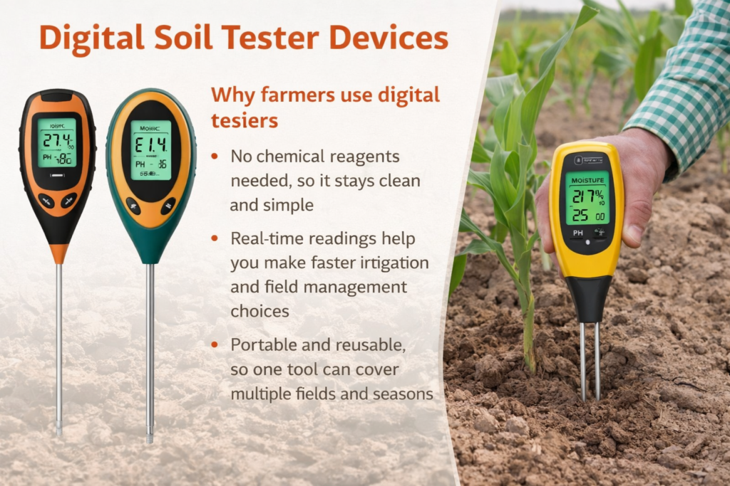 Digital Soil Tester Devices