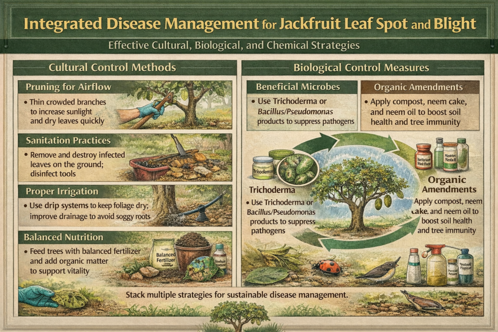 Leaf Spot Disease of Jackfruit - Causes & Management