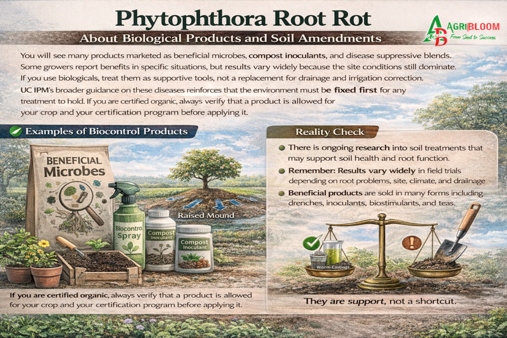 About biological products and soil amendments