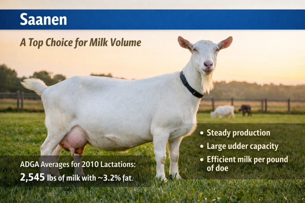 Best Goat Breeds for Milk