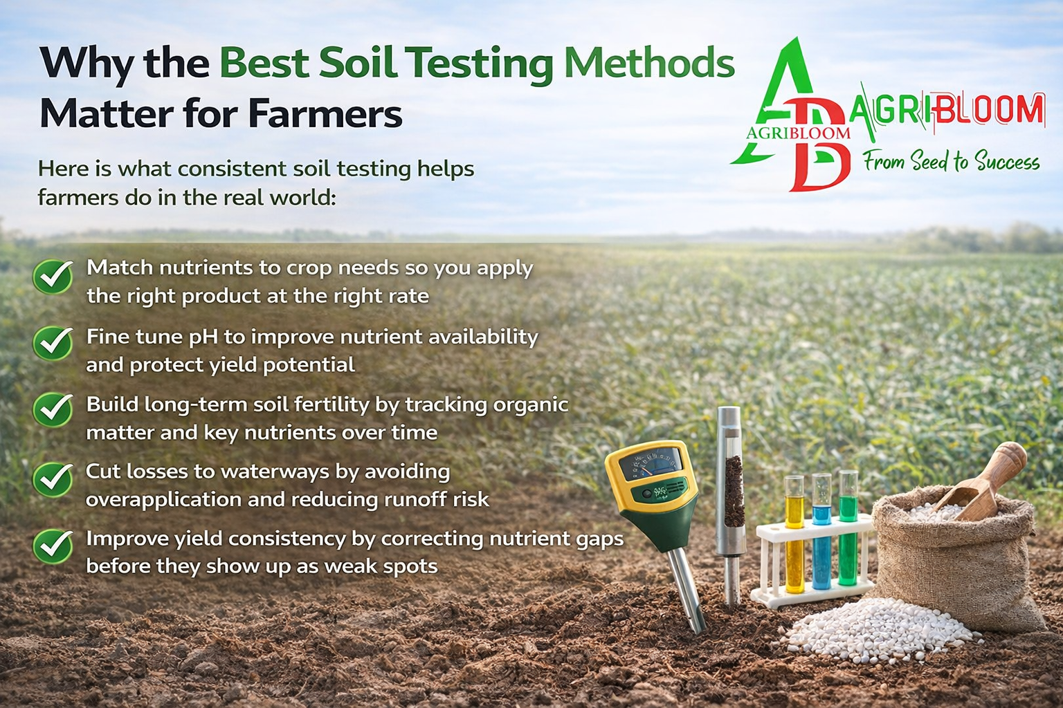 Soil Testing Types Best Soil Testing Methods-Improve Soil Health & Crop Yield