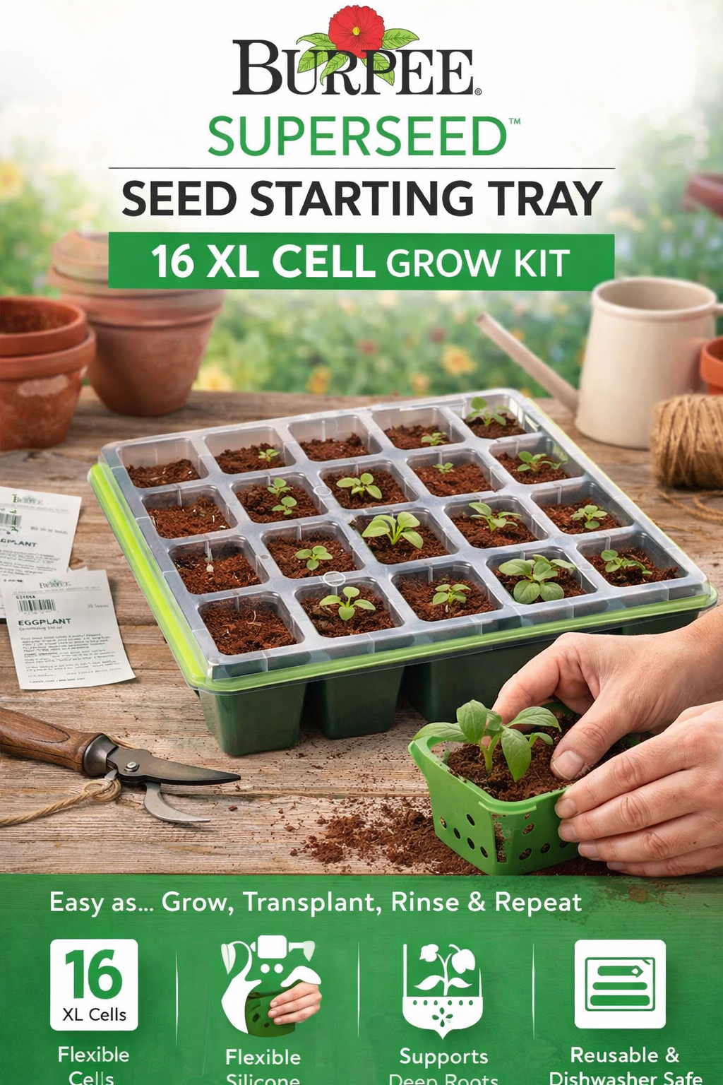 Burpee SuperSeed Seed Starting Tray