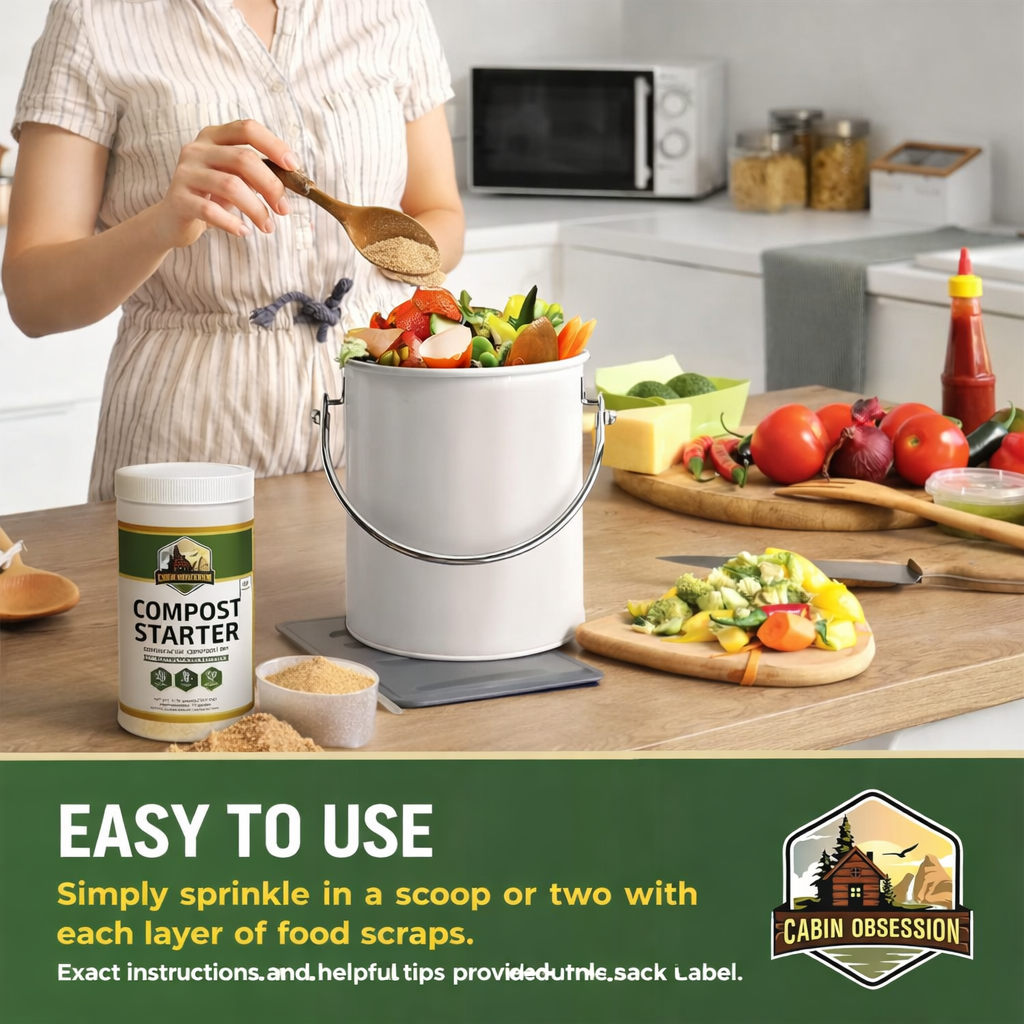 Buy Compost Starter – 100x Concentrated Natural Compost Accelerator for Kitchen Bin - Image 3