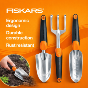 Fiskars 3-in-1 Garden Tool Set – Best Choice for Garden Tool Set