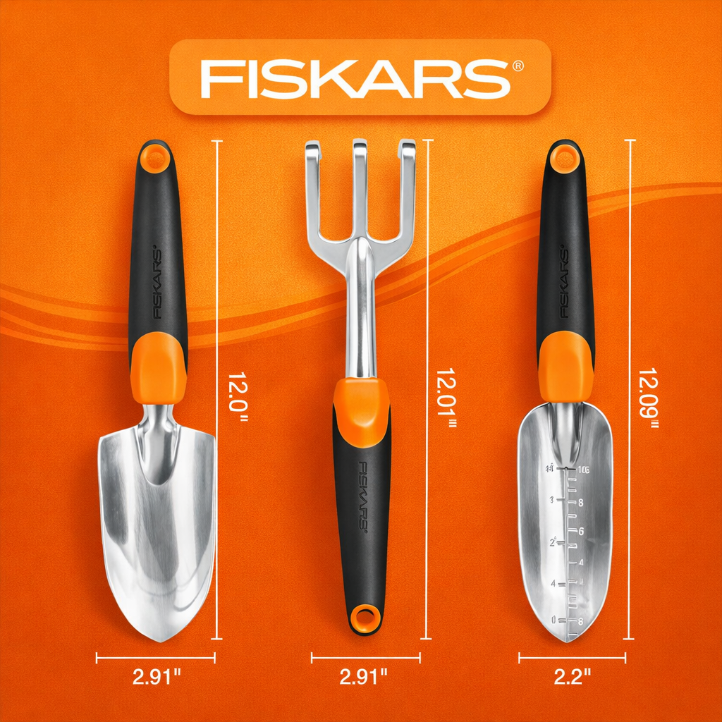 Buy Fiskars 3-in-1 Garden Tool Set – Best Choice for Garden Tool Set - Image 5