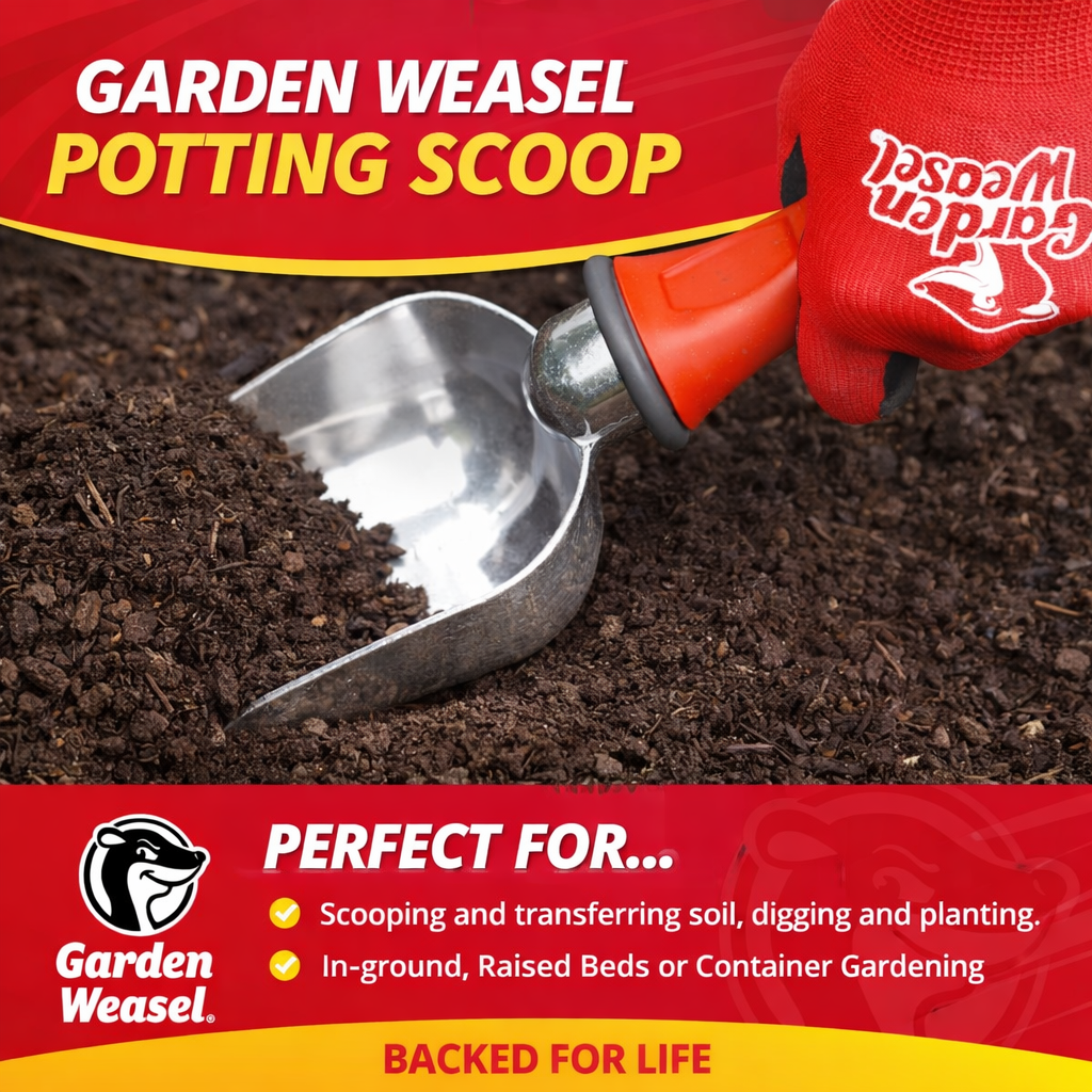 Buy Garden Weasel Potting Scoop – Heavy Duty Gardening Tool - Image 3