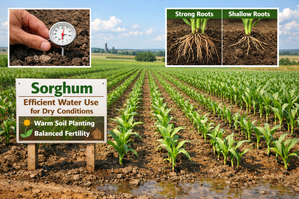 How to grow sorghum more successfully with limited water