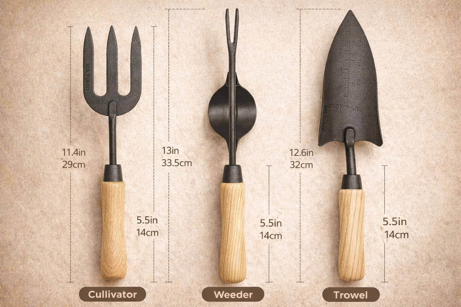 Buy Japanese Gardening Tools Set – 6PCS Professional Stainless Steel - Image 4