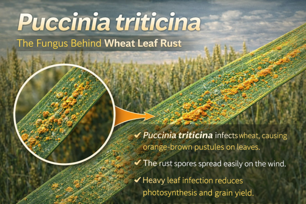 Puccinia triticina The Fungus Behind Wheat Leaf Rust