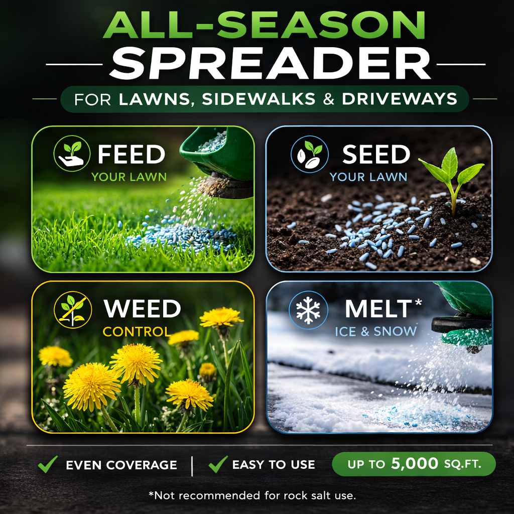 Buy Scotts EdgeGuard Mini Spreader – Easy Lawn Seed & Fertilizer Spreading - Image 5