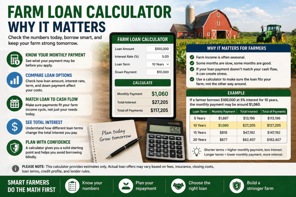 Farm Loan Calculator - Why It Matters