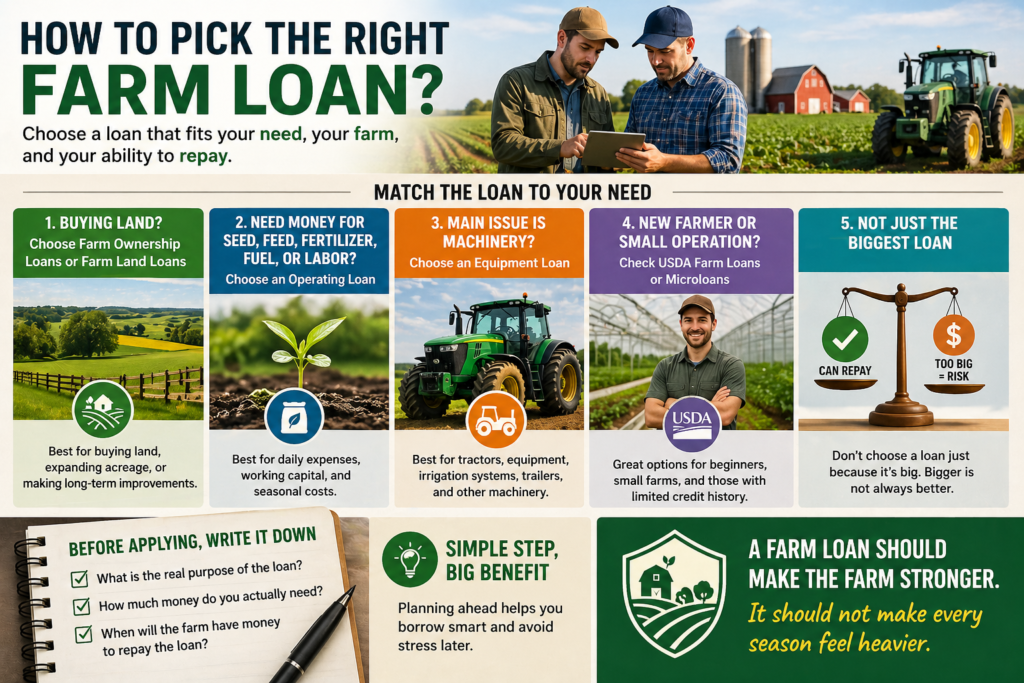 How to Pick the Right Farm Loan ?
