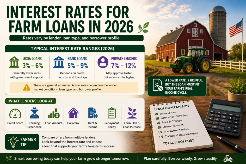 Interest Rates for Farm Loans in 2026