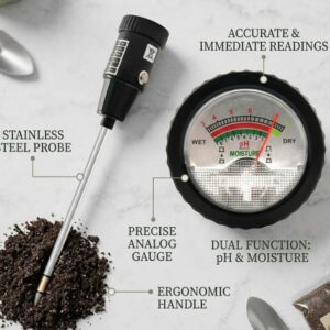 2-in-1 Soil pH Tester