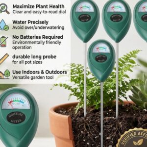 4 Pack Soil Moisture Meter
