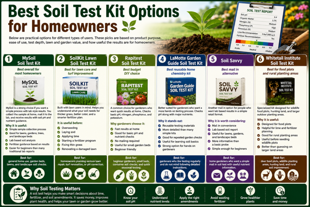 Best Soil Test Kit Options for Homeowners