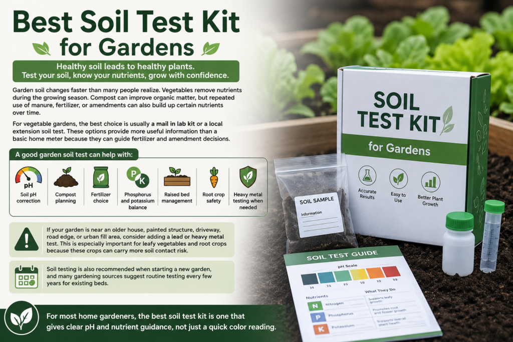 Best Soil Test Kit for Gardens