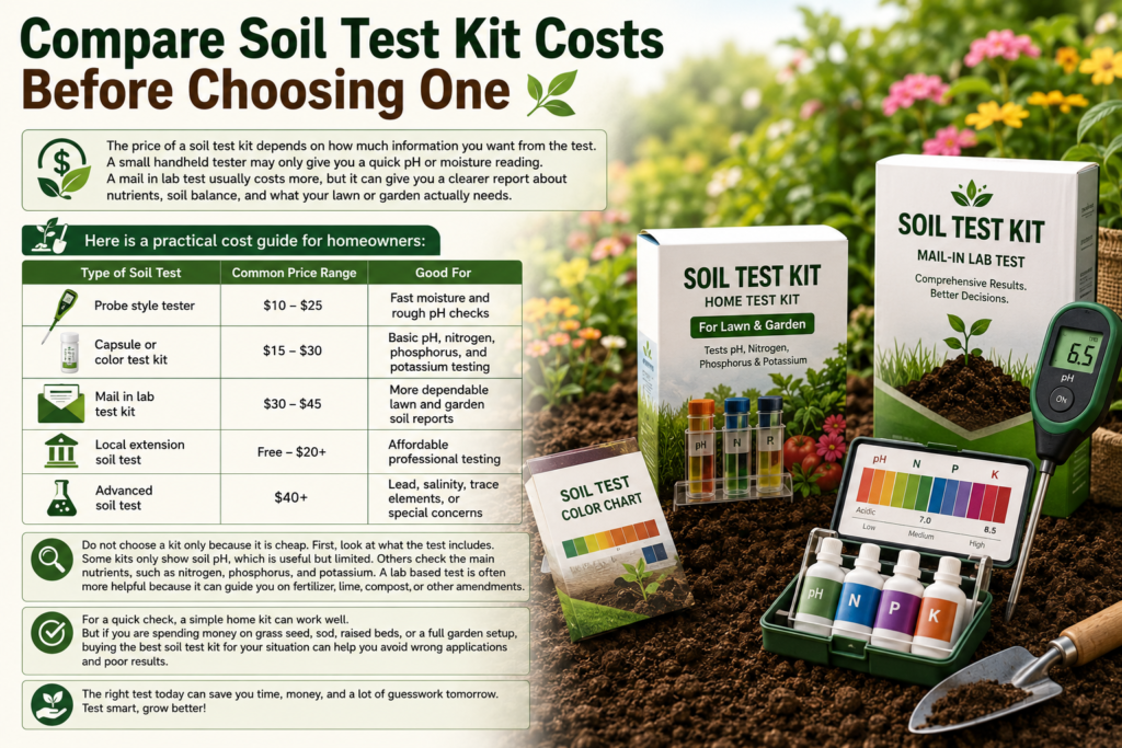 Compare Soil Test Kit Costs Before Choosing One