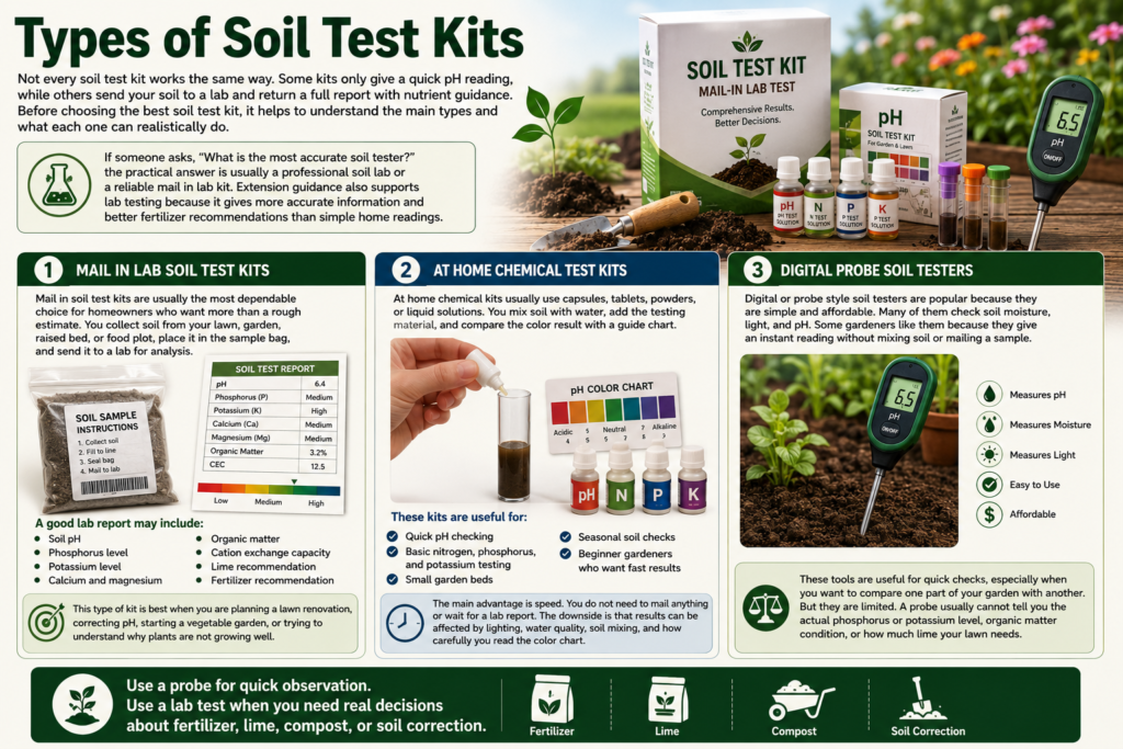 Types of Soil Test Kits