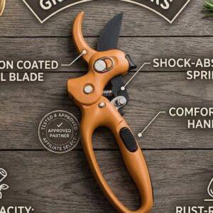ratchet anvil pruning shears
