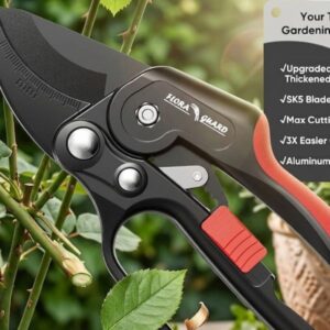 ratchet pruning shears