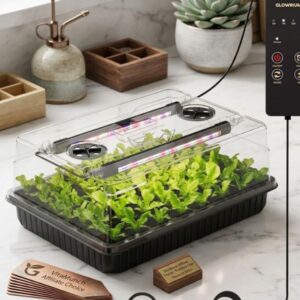 seed starter tray with grow lights