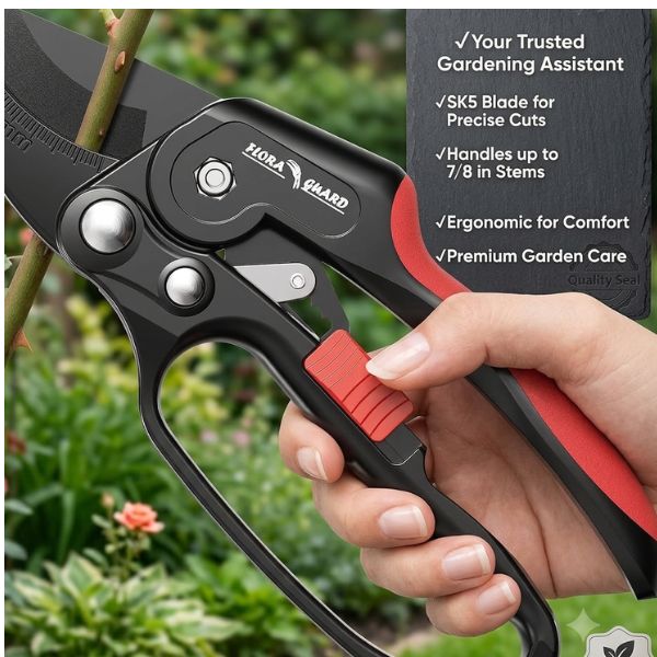 ratchet pruning shears