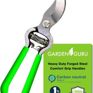 GARDEN GURU Classic Bypass Pruning Shears Clippers