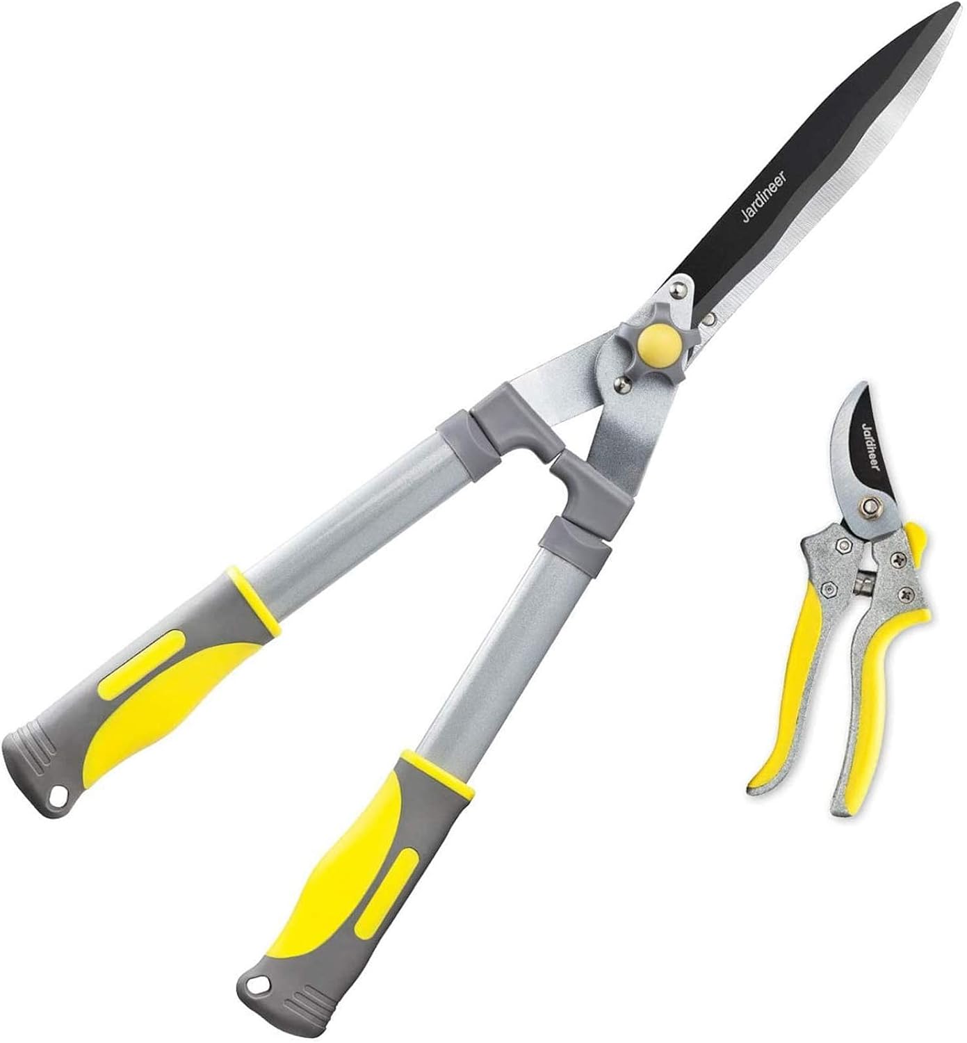 Jardineer 2-Pack Hedge Shears & Pruners Set
