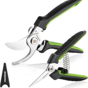 WORKPRO Garden Pruning Shears 2 Pack