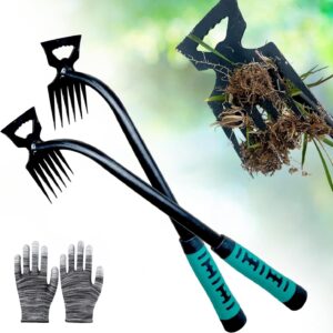 Weed Puller Tool 2Pcs Gardening Hand Weeder Tools