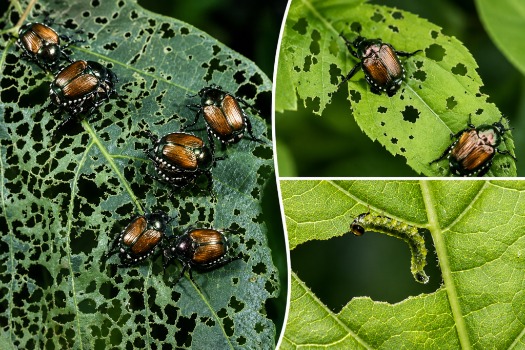 Beetles and Other Leaf Chewers Morning Damage Does Not Always Mean Night Feeding