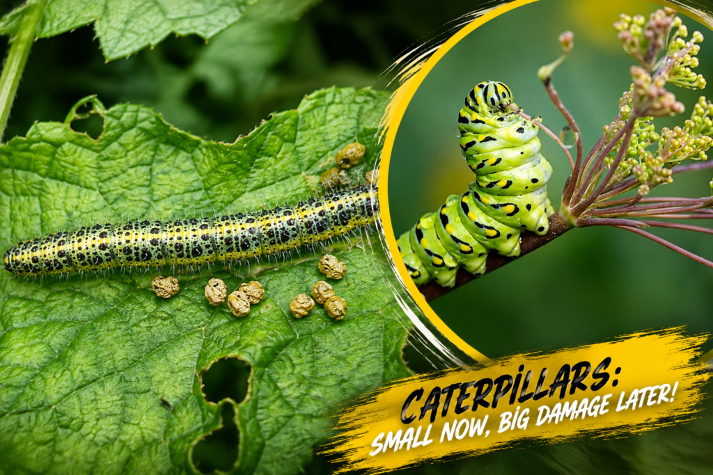 Caterpillars Sometimes the Best Clue Is Above Your Head