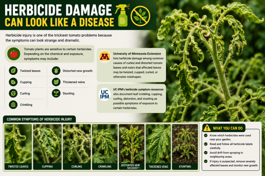 Herbicide Damage Can Look Like a Disease