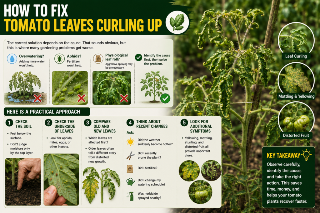How to Fix Tomato Leaves Curling Up