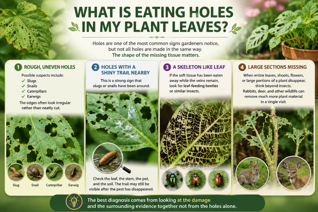 What Is Eating Holes in My Plant Leaves