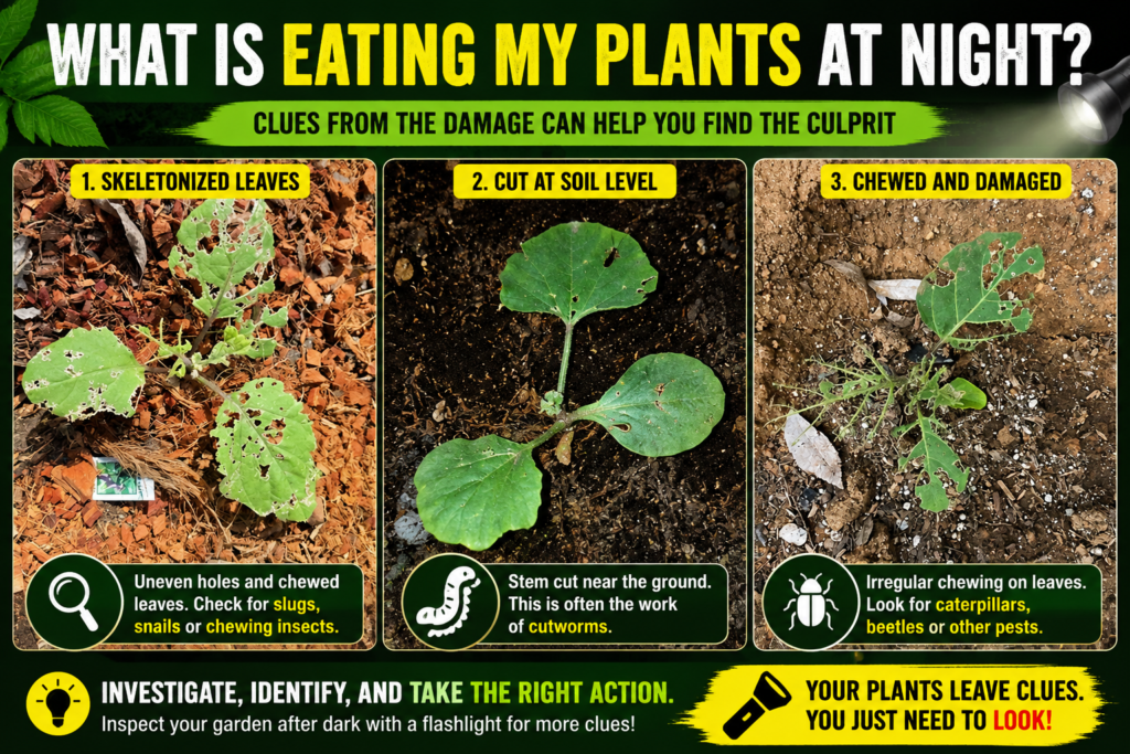 What Is Eating My Plants at Night
