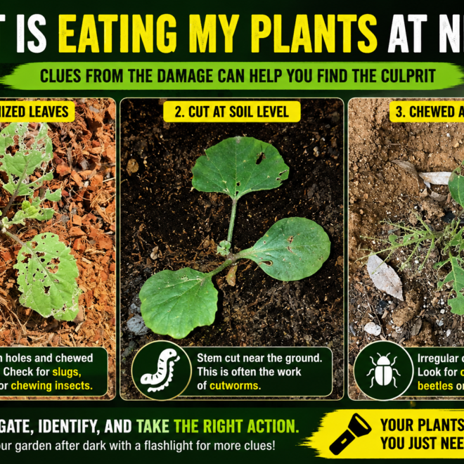 What Is Eating My Plants at Night?